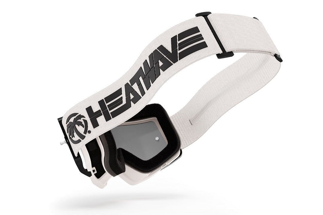 Heat Wave Billboard Icon WHITE/PHOTOCHROMIC MXG-250 Moto Goggle