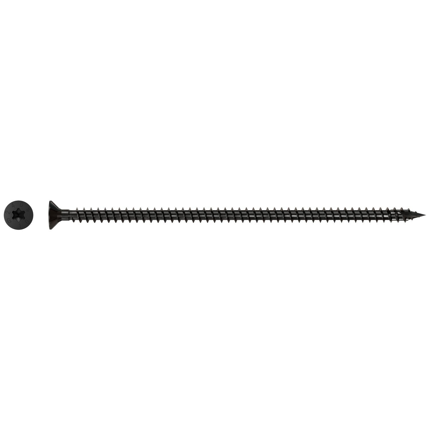 Simpson Strong-Tie SDCF10X240-R30 Strong-Drive SDCF TIMBER-CF Screw, 0.390-in. x 9-1/2-in. T50, E-Coat, 30-Pack