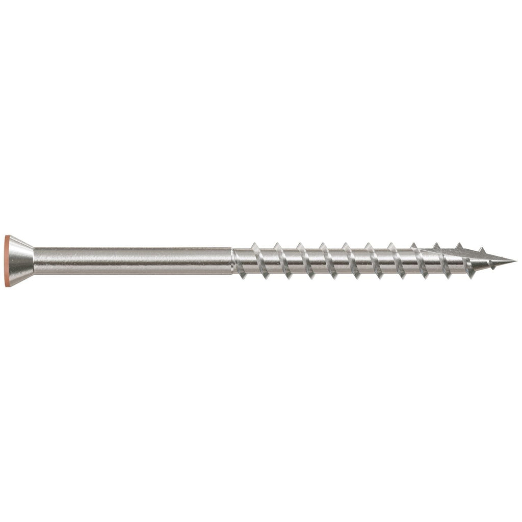 Simpson Strong-Tie T07225FTBTN03 Trim-Head Screw, 6-Lobe Drive, #7 x 2-1/4-in. T15 Type 316, Tan 03, 1750-Pack