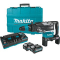 Makita GRH06PM 80V max (40V max X2) XGT Brushless 2" SDS-MAX AVT Rotary Hammer Kit, AFT, AWS Capable (4.0Ah)