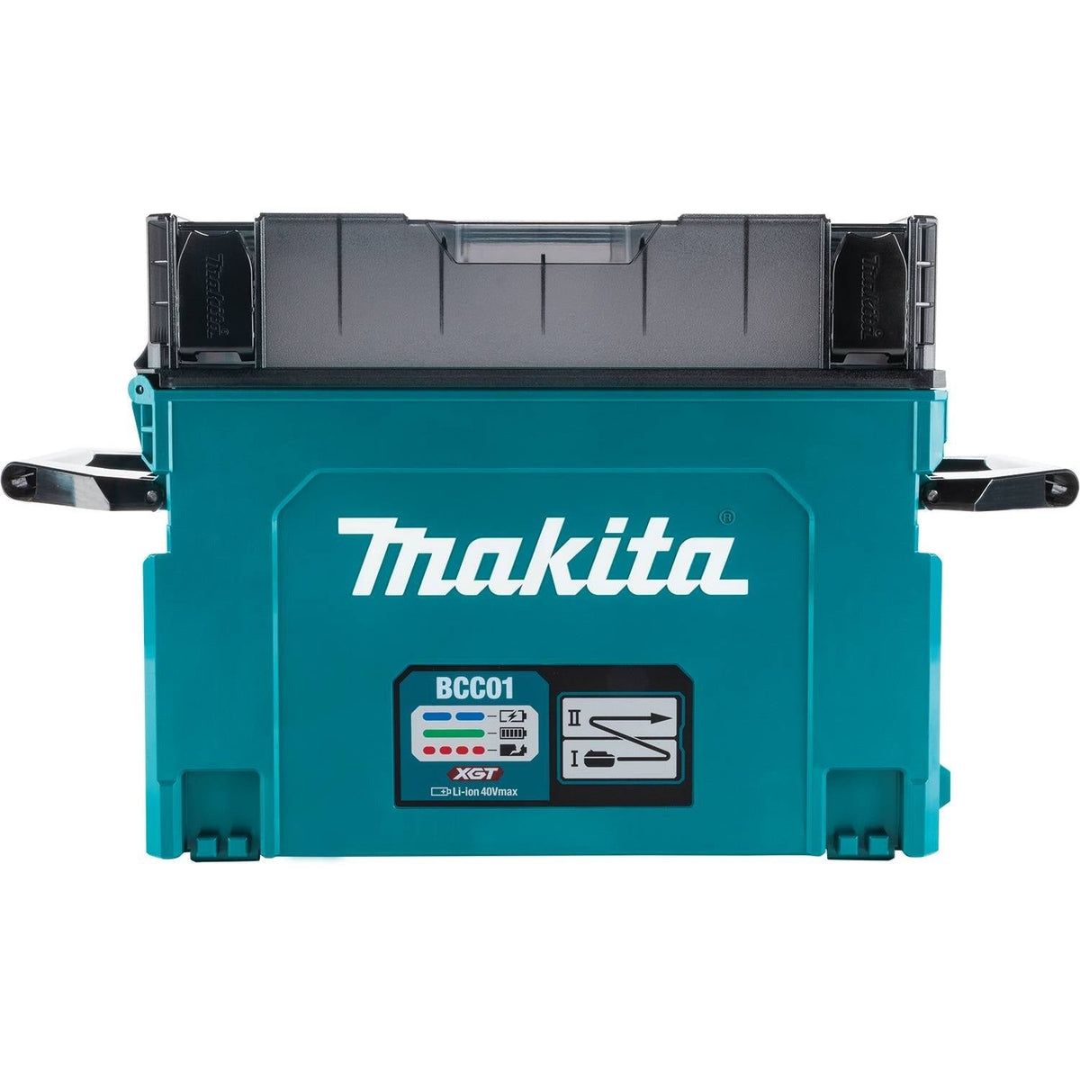 Makita BCC01 40V max XGT and 18V LXT 8-Port Charging Case