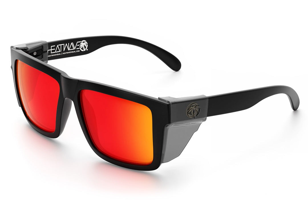 Heat Wave XL VISE Z87 Black Frame Sunblast Lens Sunglasses