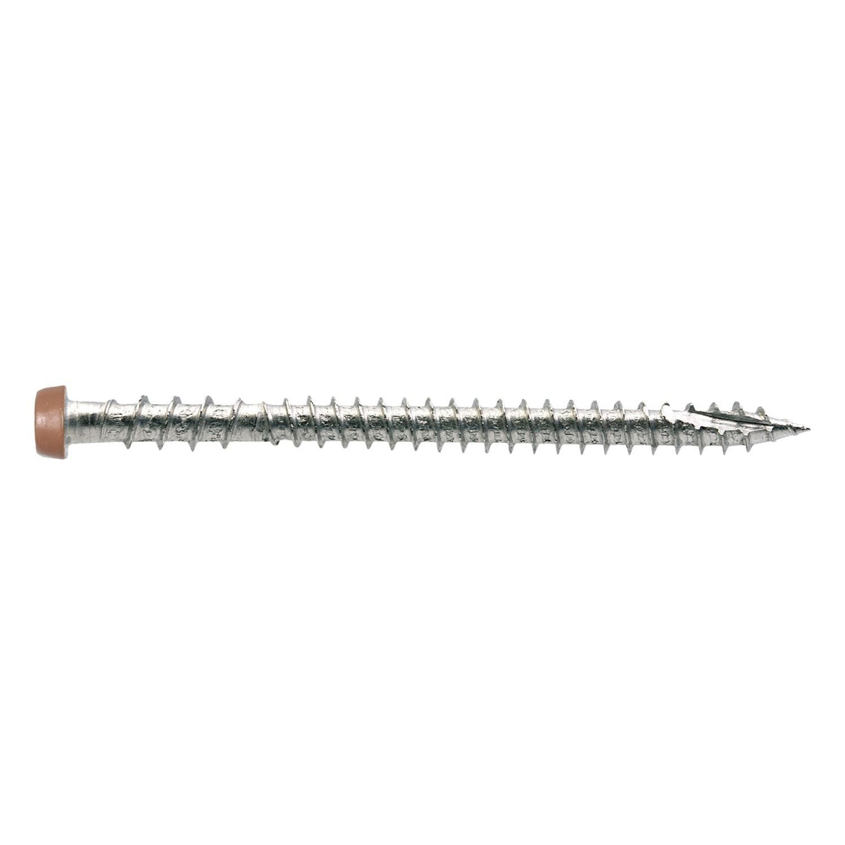Simpson Strong-Tie DCU234S316TN03 Deck-Drive DCU COMPOSITE Screw (Collated), #10 x 2-3/4-in. Type 316, Tan 03, 1000-Pack