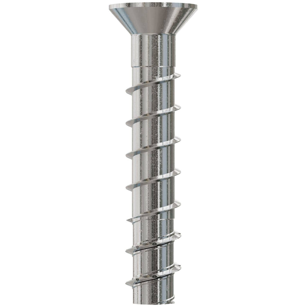 Simpson Strong-Tie THD37212CS6SS Titen HD 3/8-in. x 2-1/2-in. Type 316 SS Countersunk Head Heavy-Duty Screw Anchor, 25-Pack