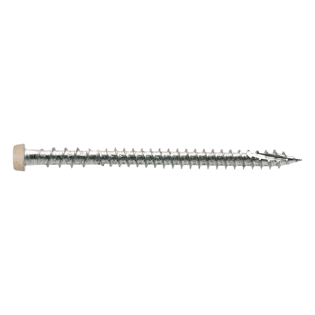 Simpson Strong-Tie DCU234P316TN02 Deck-Drive DCU COMPOSITE Screw, #10 x 2-3/4-in. T20, Type 316, Tan 02, 350-Pack