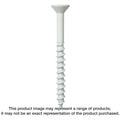 Simpson Strong-Tie TNTW25234TF Titen Turbo, 1/4-in. x 2-3/4-in. 6-Lobe Flat-Head Concrete and Masonry Screw, White, 100-Pack