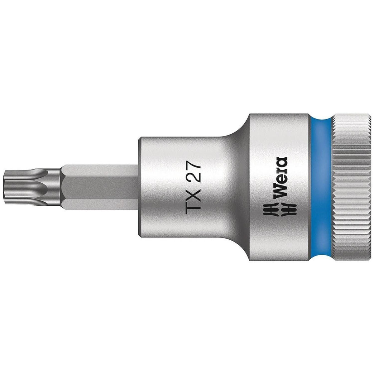 Wera 8767 C Hf Torx Zyklop Bit Socket With 1/2-in. Drive With Holding Function, Torx 27x60-mm.