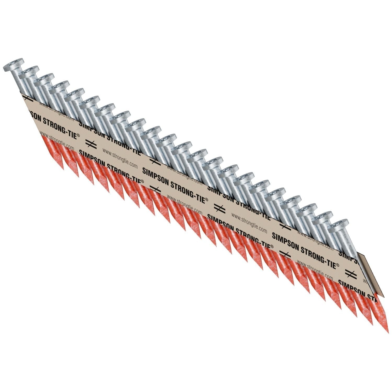 Simpson Strong-Tie N10BRPT3000 Strong-Drive 33° SCN SMOOTH-SHANK CONNECTOR Nail, 1-1/2-in. x .148-in. Bright, 3000-Pack
