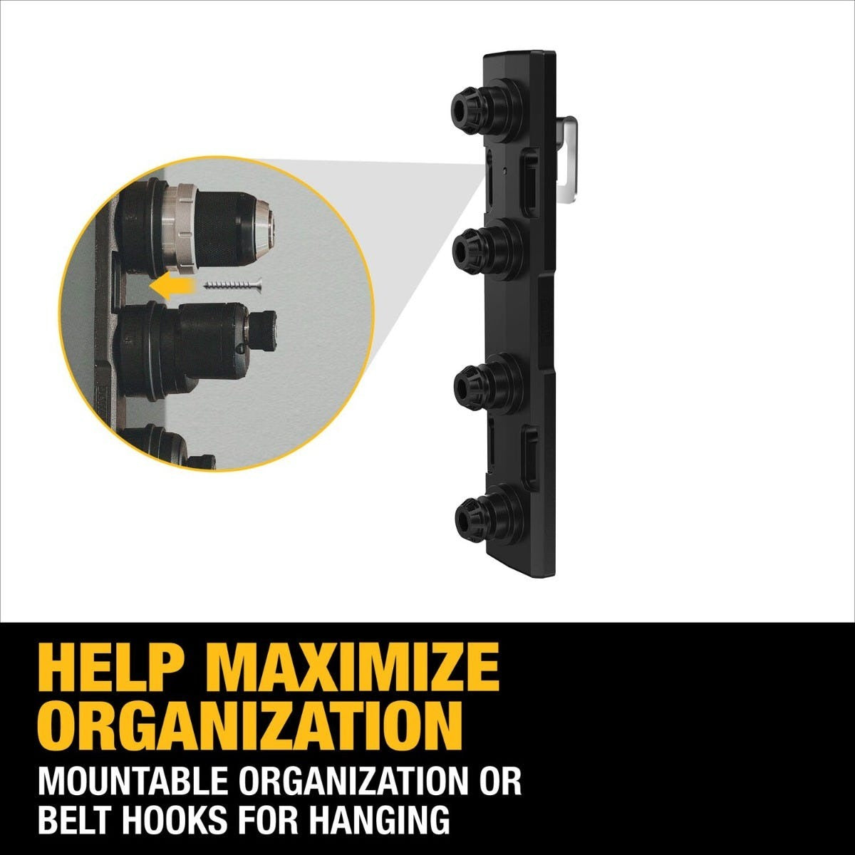 DeWALT DCD803B ATOMIC 20V MAX 5-in-1 Brushless Cordless Multi-Head Drill/Driver w/ 3.5Ah POWERSTACK Starter Kit