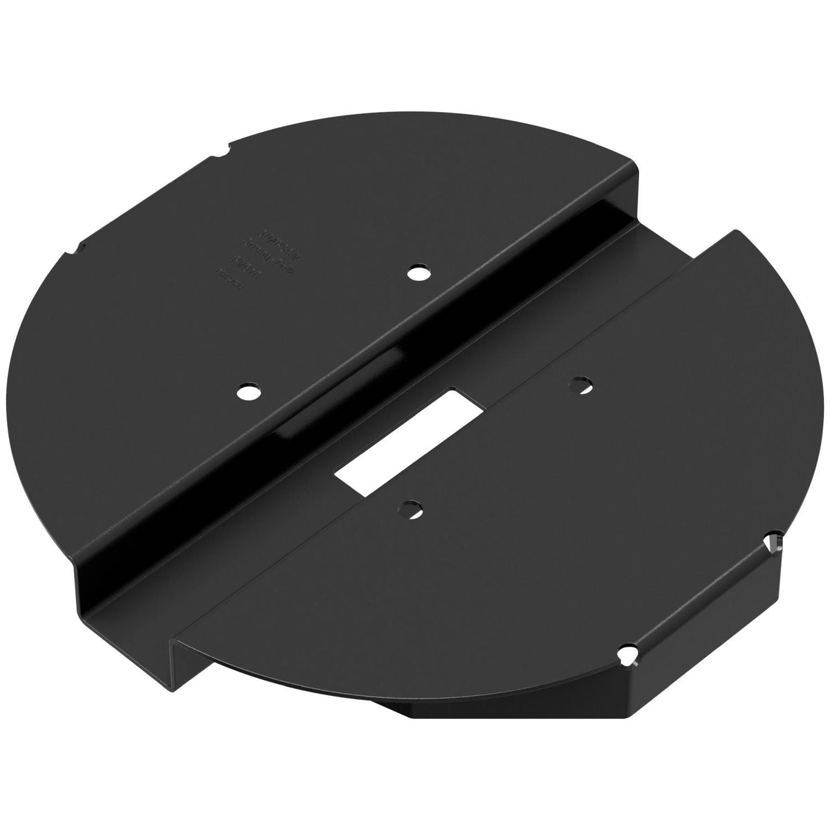 Simpson Strong-Tie PBV10PC PBV 10-in. Black Powder-Coated Hidden Standoff Post Base for Viga Post