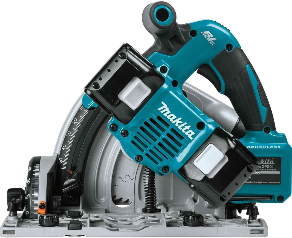 Makita XPS01PTJ Cordless Brushless 36V LXT 6-1/2-Inch Track Saw 5.0Ah Kit