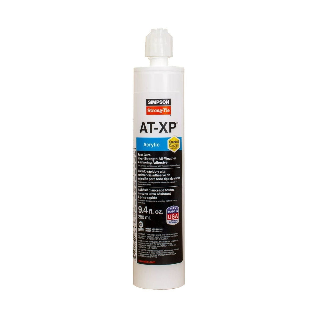 Simpson Strong-Tie AT-XP10 AT-XP 9.4-oz. High-Strength Acrylic Anchoring Adhesive Cartridge w/ Nozzle