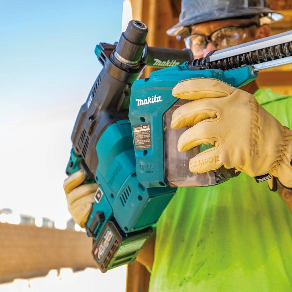 Makita GRH08M1W 40V max XGT Brushless Cordless 1-3/16" SDS-PLUS AVT Rotary Hammer Kit w/Dust Extractor, AFT, AWS Capable (4.0Ah)