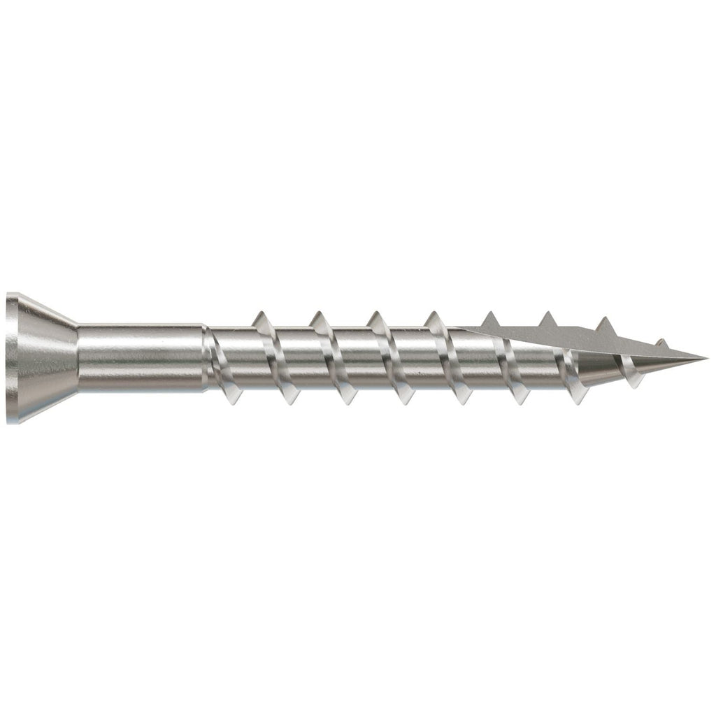 Simpson Strong-Tie S07125FB1 Trim-Head Screw, Square Drive, #7 x 1-1/4-in. #1 SQ, Type 305, 1-lb.