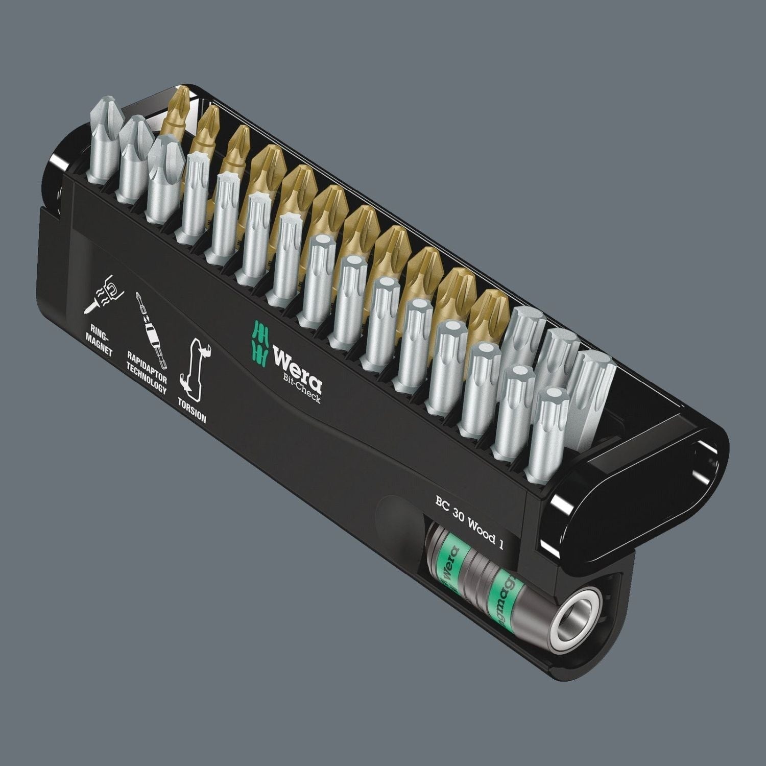 Wera Bit-Check 30 Wood 1, 30-Pieces