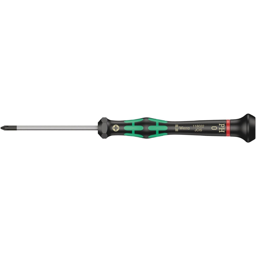 Wera 2050 Ph Screwdriver For Phillips Screws For Electronic Applications, Ph 0x60-mm.