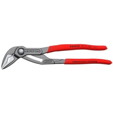 Knipex 2 Pc Cobra ES Extra-Slim Pliers Set, 7-1/4-in. and 10-in. (9K 00 80 189 US)