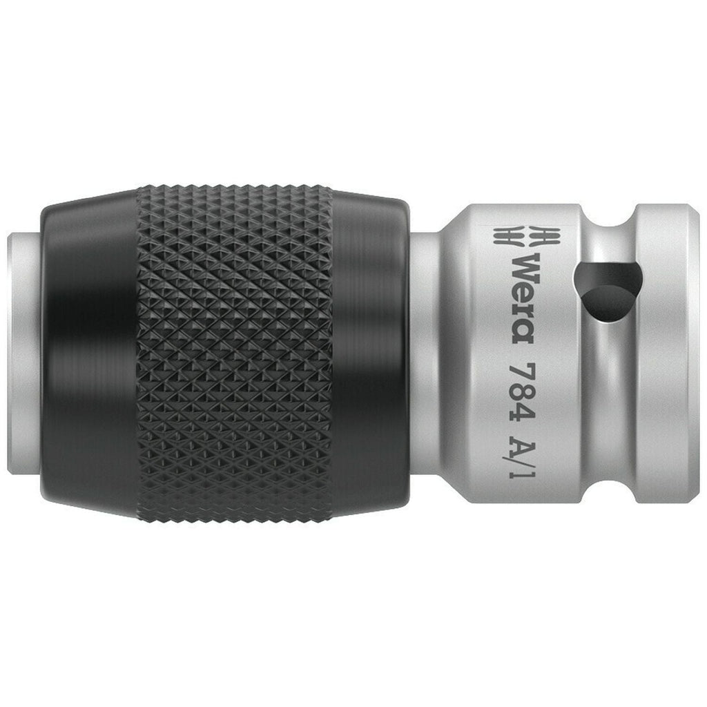Wera 784 A 1/4-in. Adaptor With Quick-Release Chuck, 1/4-in.x30-mm.