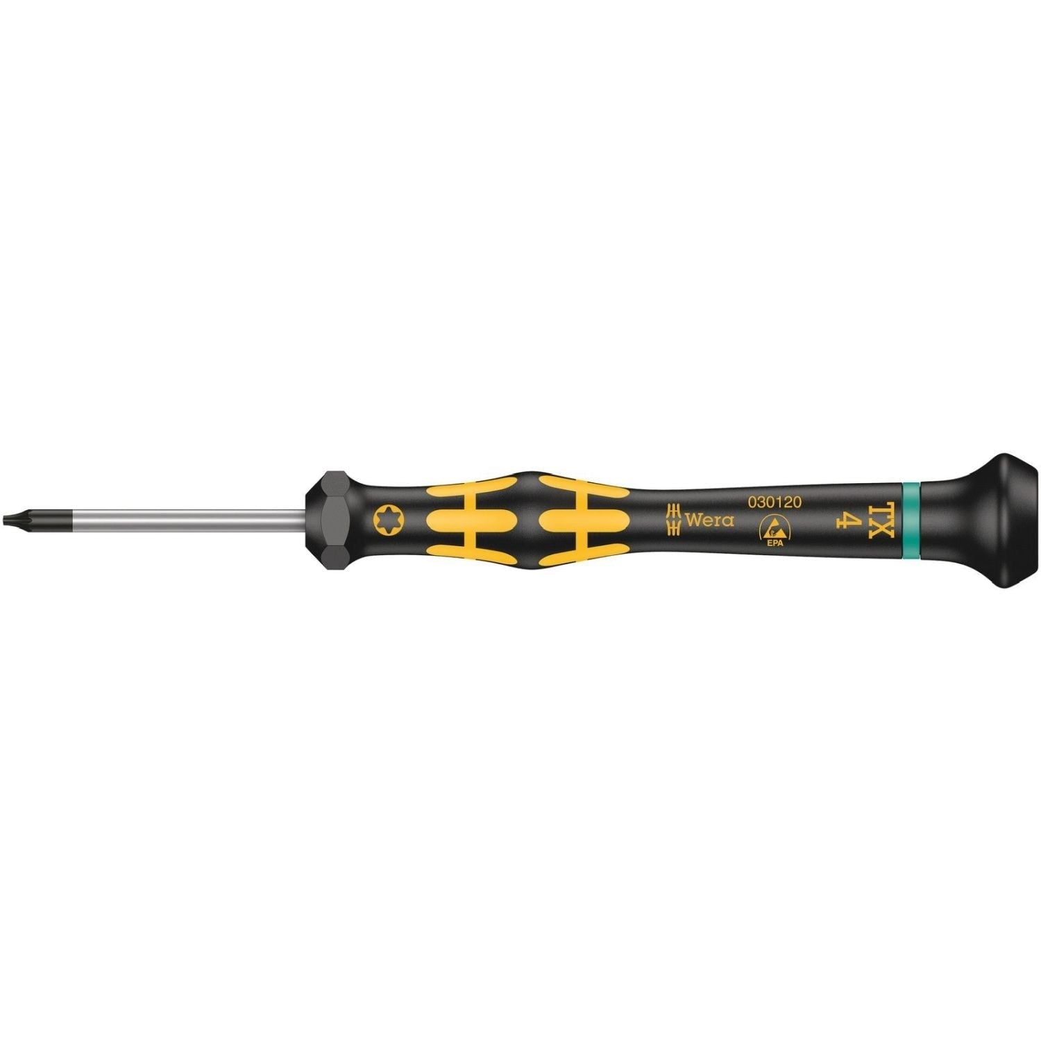 Wera 1567 Torx Esd Kraftform Micro Screwdriver For Torx Screws, Torx 4x40-mm.
