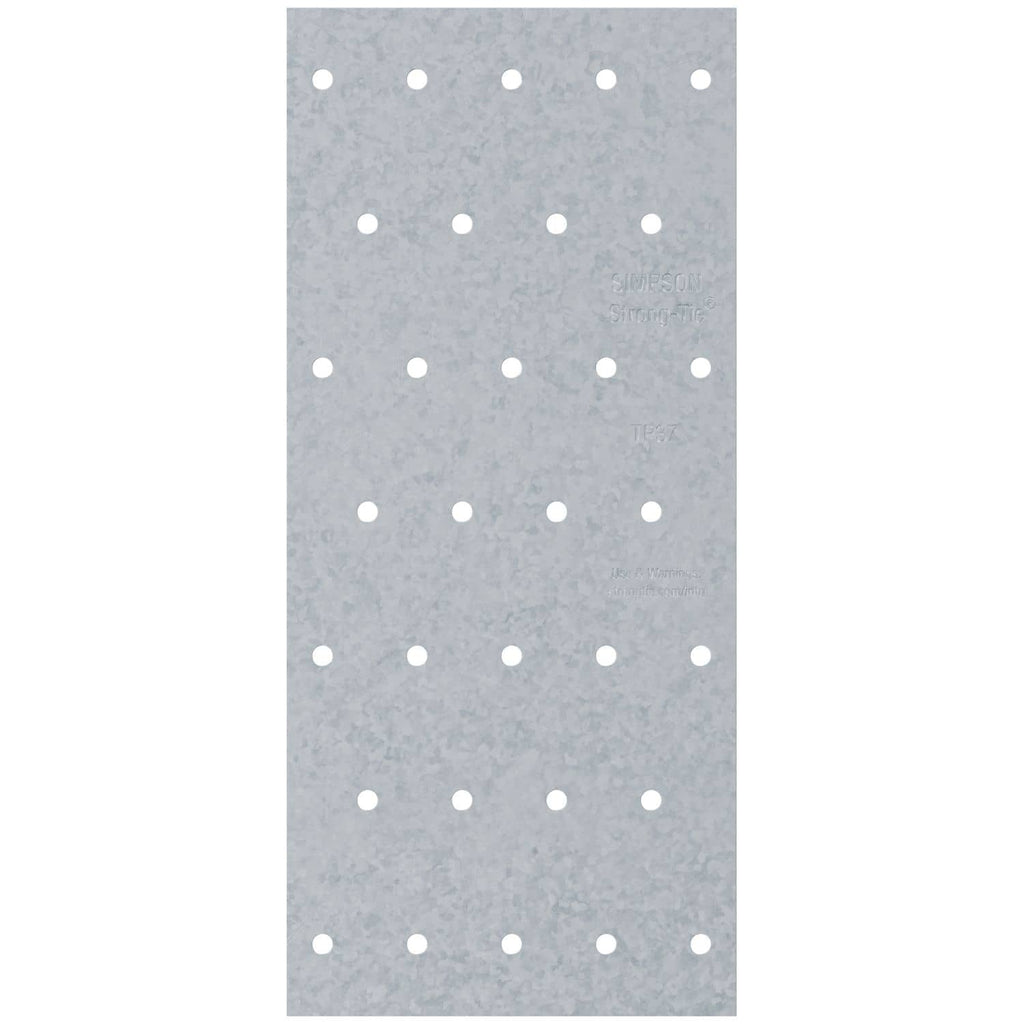 Simpson Strong-Tie TP37 TP 3-1/8-in. x 7-in. 20-Gauge Galvanized Tie Plate