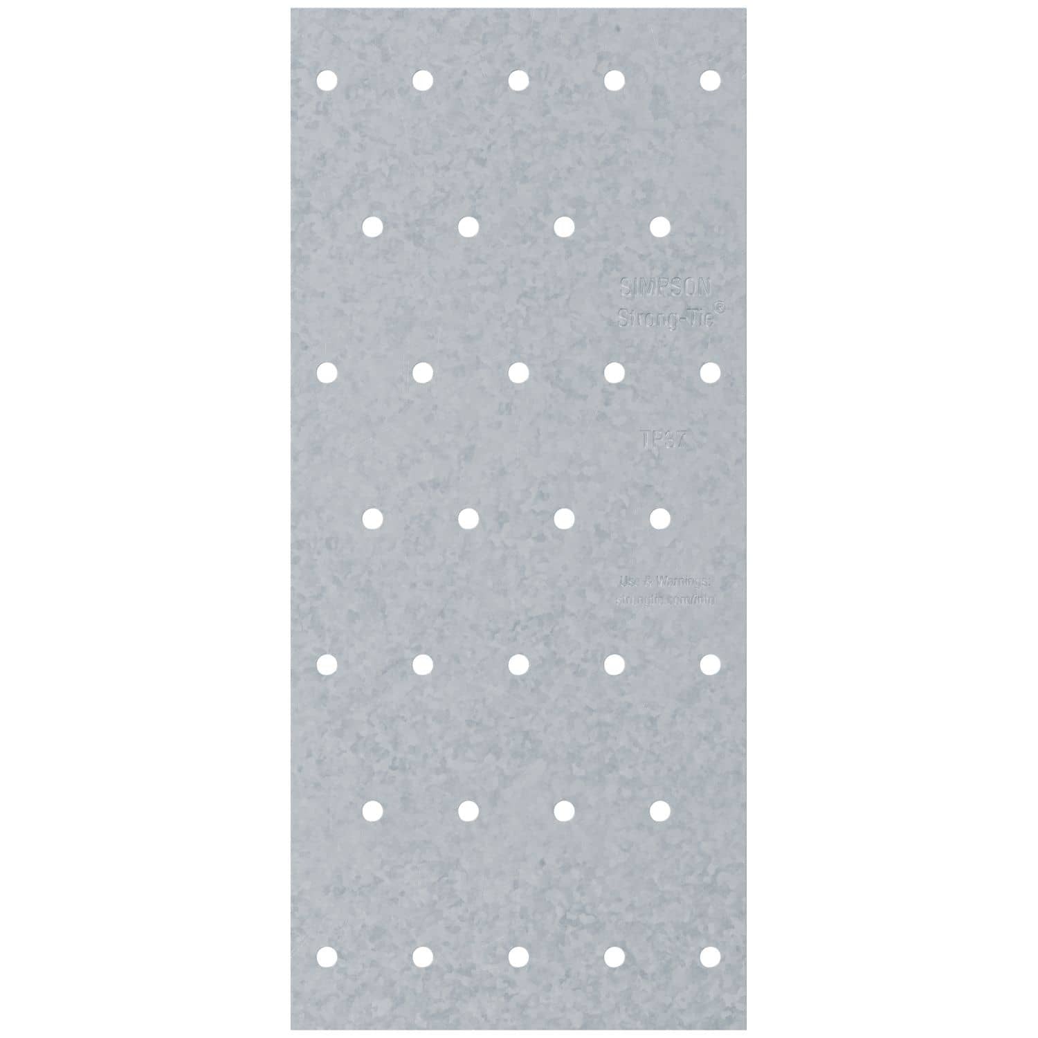 Simpson Strong-Tie TP37 TP 3-1/8-in. x 7-in. 20-Gauge Galvanized Tie Plate