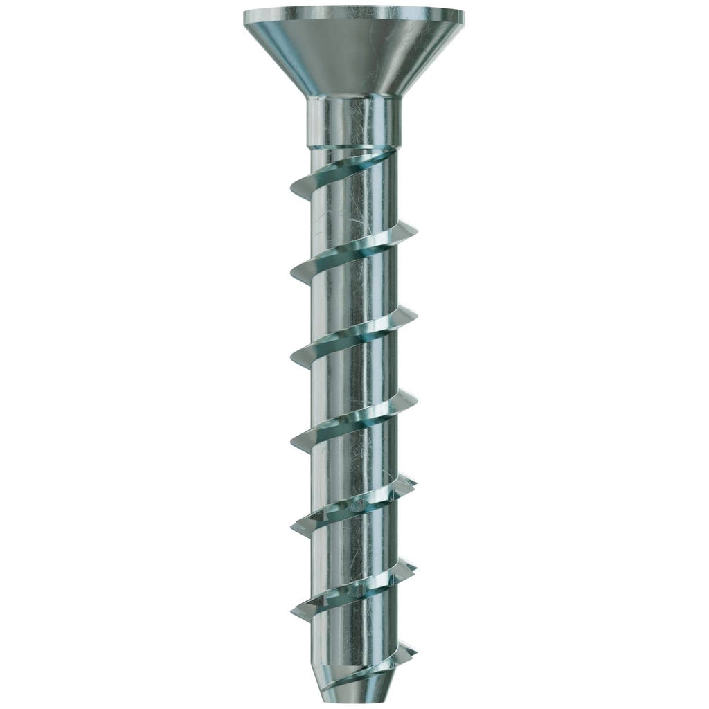 Simpson Strong-Tie THDB25178CS Titen HD 1/4-in. x 1-7/8-in. Zinc-Plated Countersunk Head Heavy-Duty Screw Anchor, 100-Pack