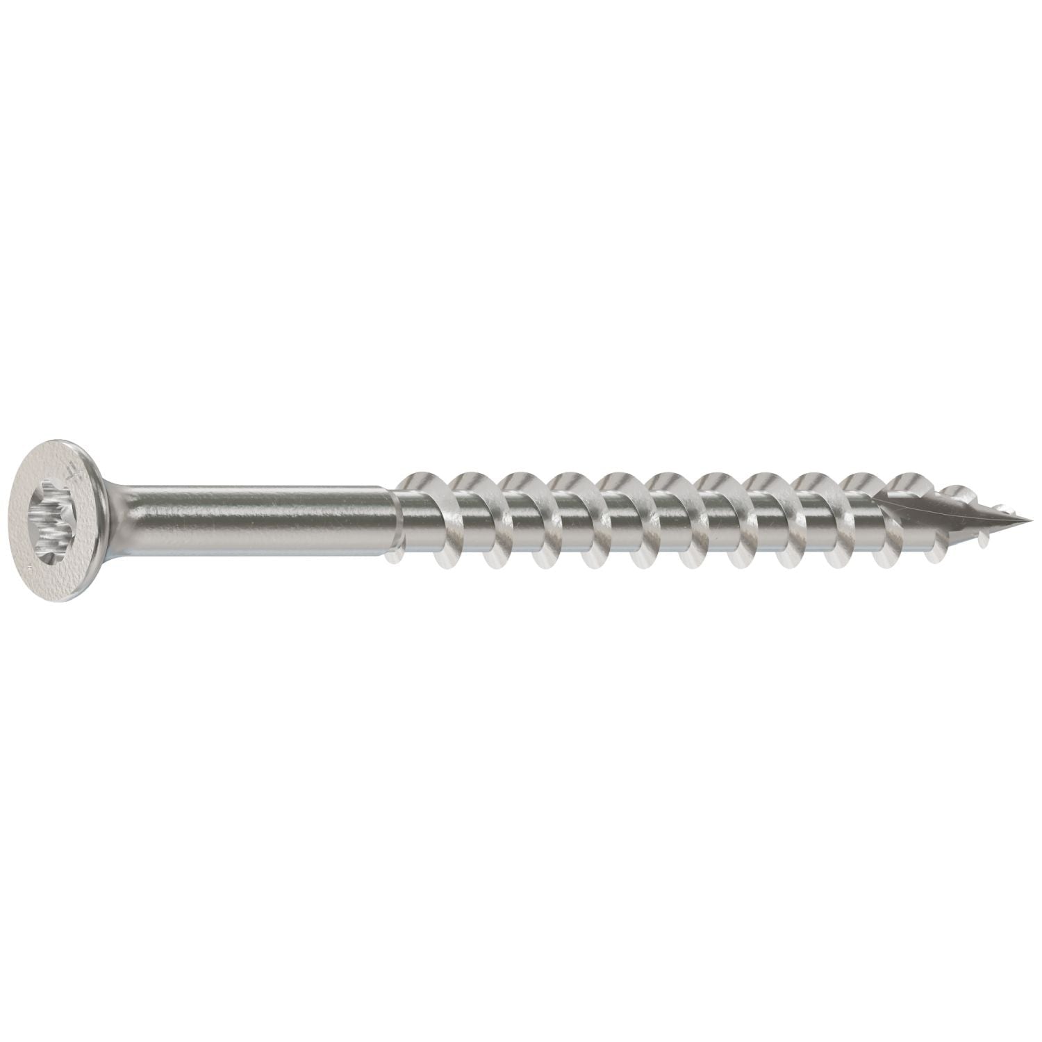 Simpson Strong-Tie T10250DT1 Bugle-Head Wood Screw, 6-Lobe Drive, #10 x 2-1/2-in. T25, Type 316, 1-lb.