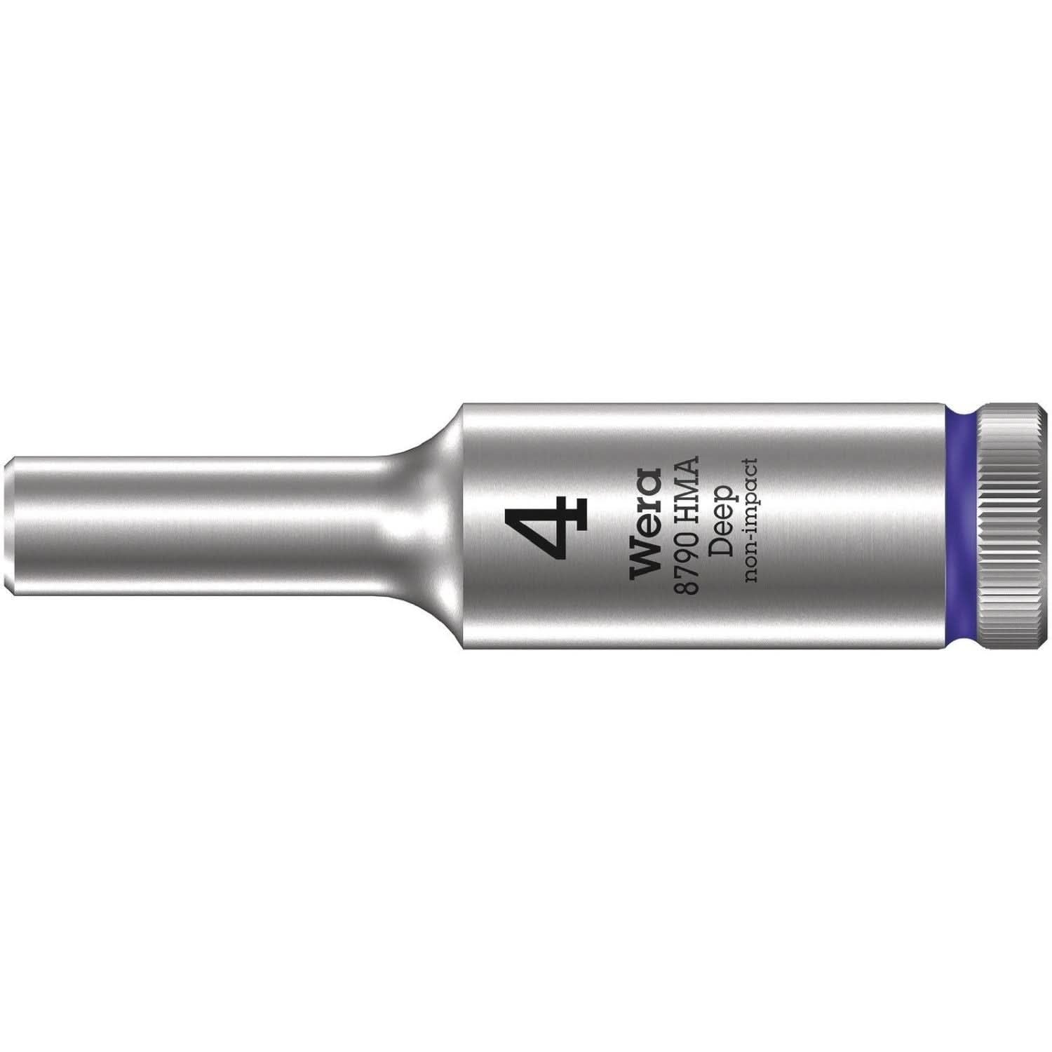 Wera 8790 Hma Deep 1/4-in. Socket, 4x50-mm.
