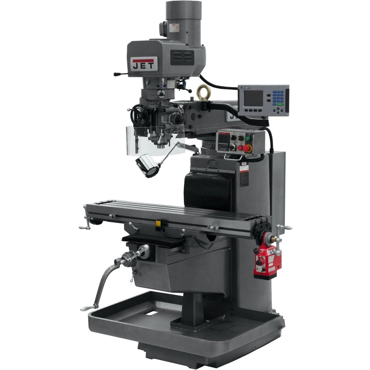 Jet Tools 690629 JTM-1050EVS2/230 Mill With 3-Axis Acu-Rite 200S DRO (Quill) With X-Axis Powerfeed