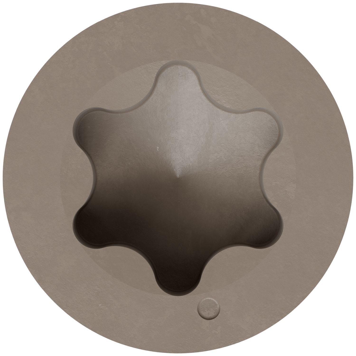 Simpson Strong-Tie T07162FT70GR01 Trim-Head Screw, 6-Lobe Drive, #7 x 1-5/8-in. T-15 Type 316, Gray 01, 70-Pack