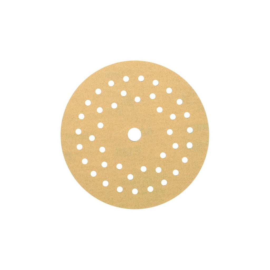 Mirka Gold Multifit 5-in. P40 Hook and Loop Sanding Discs, 50-Pack (23-5MF-040)