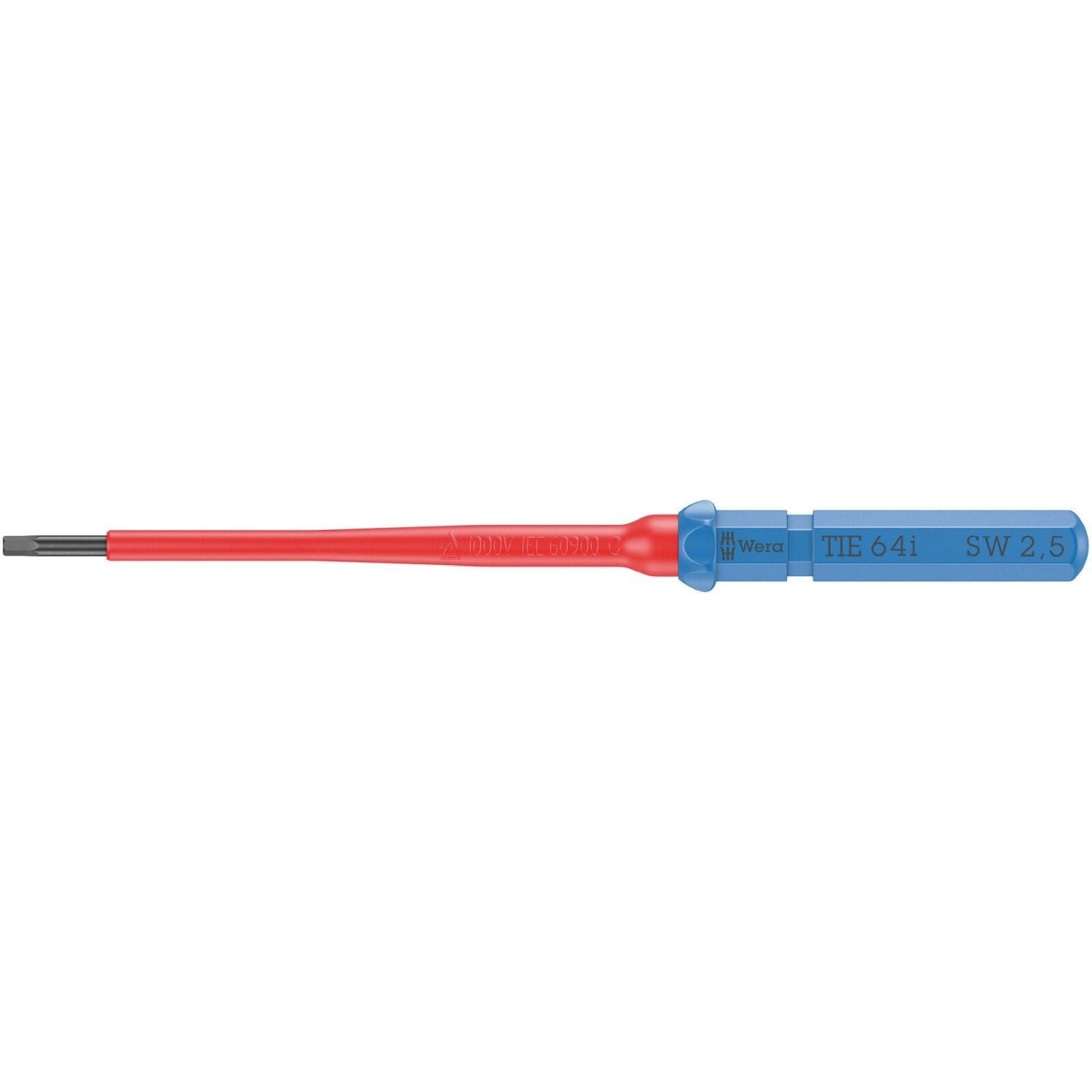 Wera Kraftform Kompakt VDE 64 I Take It Easy, 2.5x157-mm.