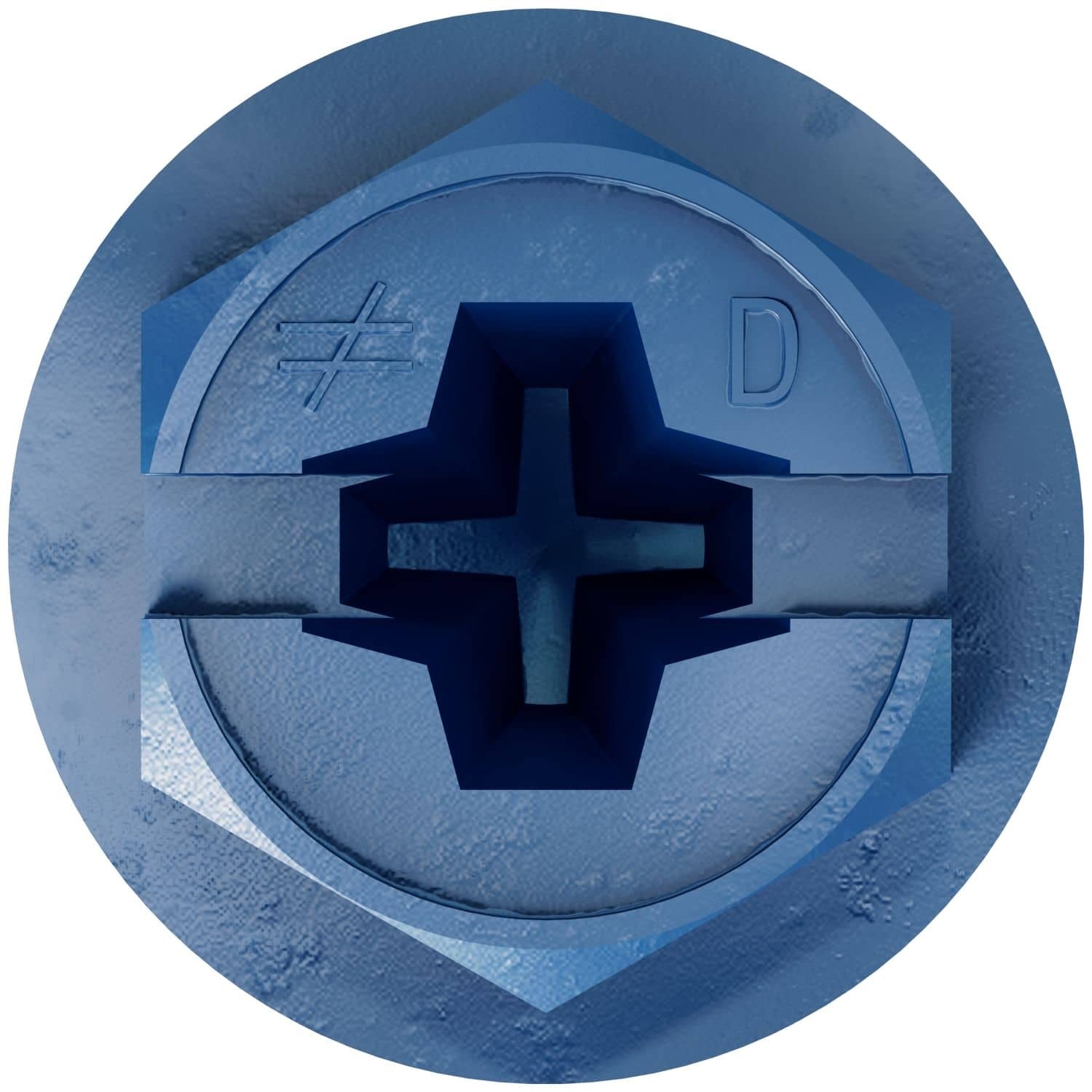 Simpson Strong-Tie TNT25314HC8 Titen Turbo, 1/4-in. x 3-1/4-in. Hex-Head Concrete and Masonry Screw, Blue, 8-Pack
