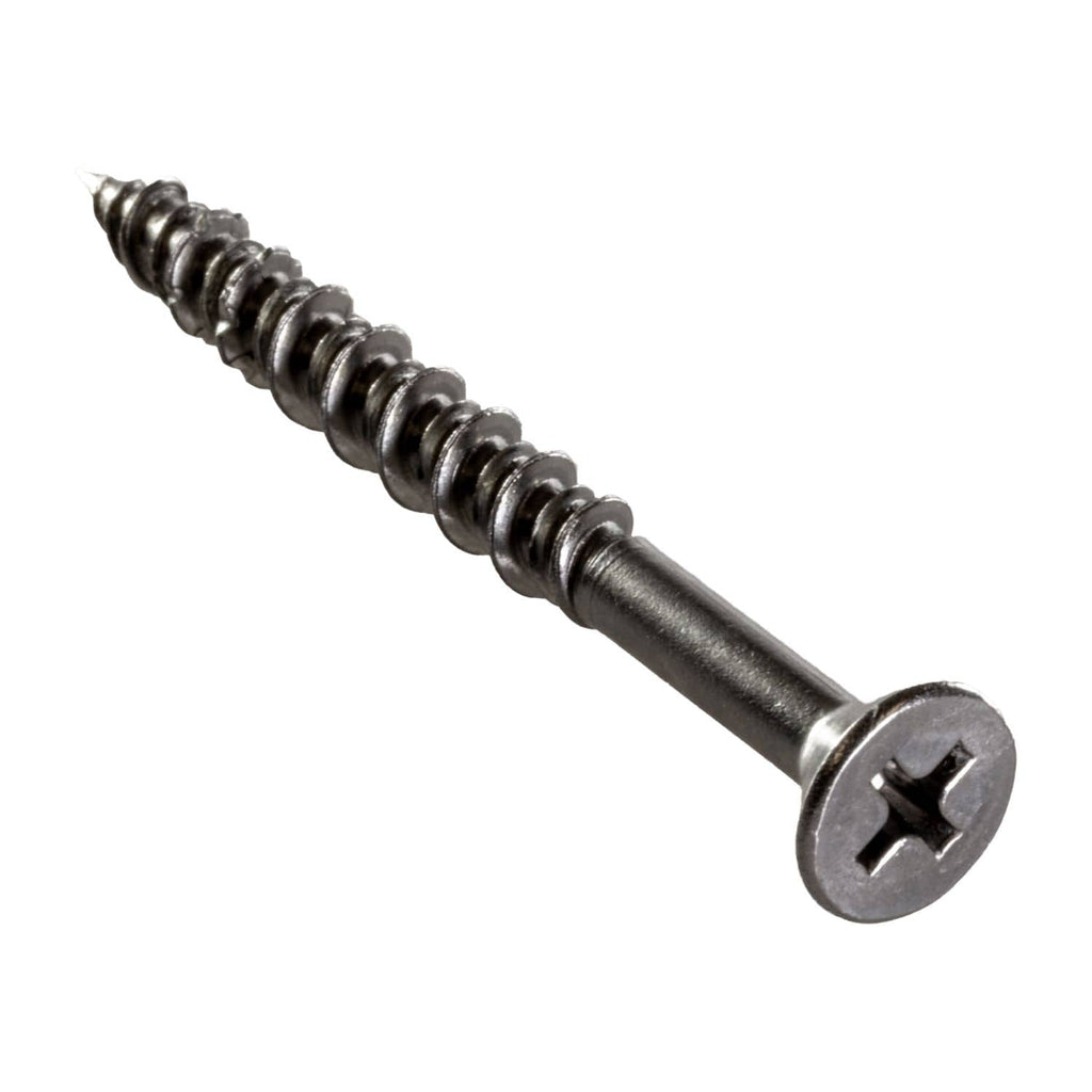 Simpson Strong-Tie T10J200FXM Marine Screw, Flat Head, #10 x 2-in. #2 Phillips Drive, Type 316, 1000-Pack