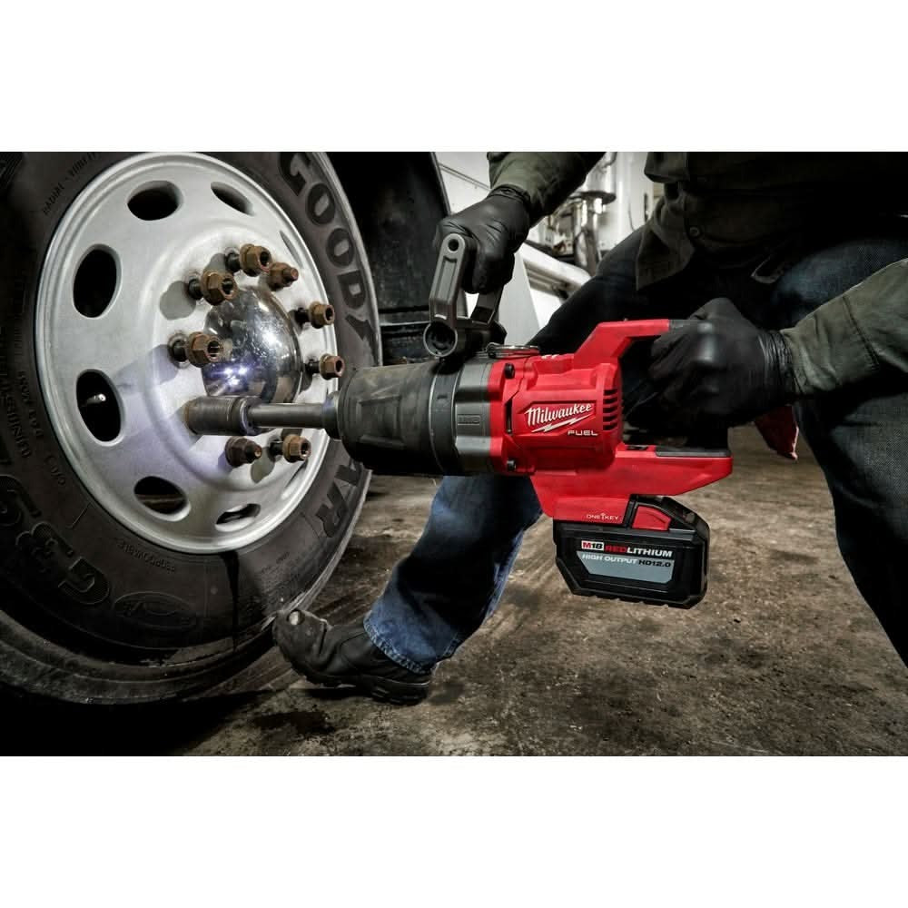 Milwaukee 2869-20 M18 FUEL 1-Inch D-Handle Extended Anvil High Torque Impact Wrench with ONE-KEY, Tool Only