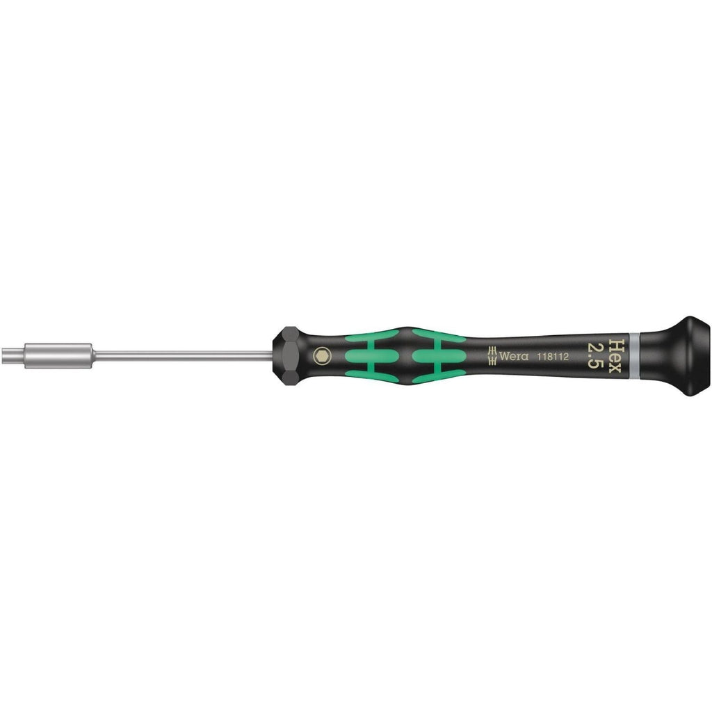 Wera 2069 Nutdriver For Electronic Applications, 2.5x60-mm.