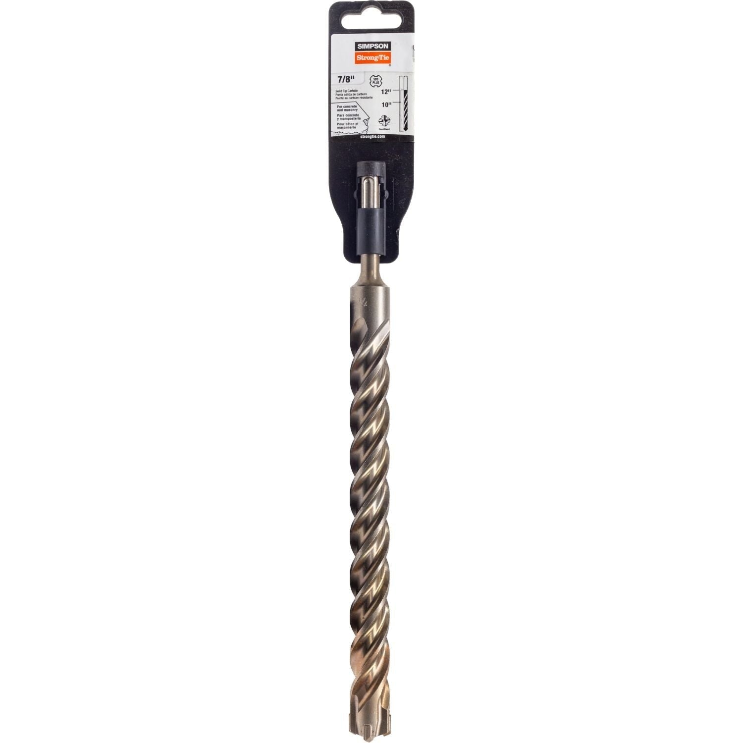 Simpson Strong-Tie MDPL08712Q 7/8-in. x 12-in. SDS-plus Quad-Head Shank Drill Bit