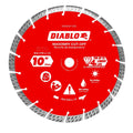 Diablo DMADST1000 10 in. Diamond Segmented Turbo Cut-Off Discs for Masonry