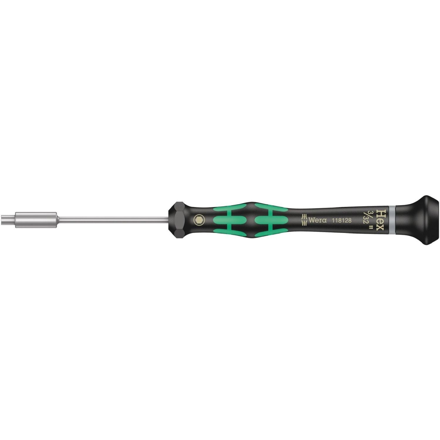 Wera 2069 Nutdriver For Electronic Applications, 3/32-in.x60-mm.