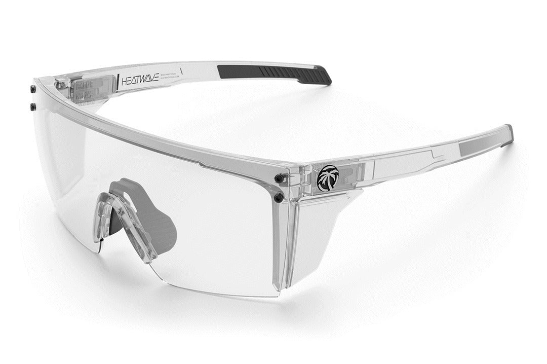 Heat Wave Performance Lazer Face VAPOR CLEAR Frame Photochromic Lens Z87+ Sunglasses