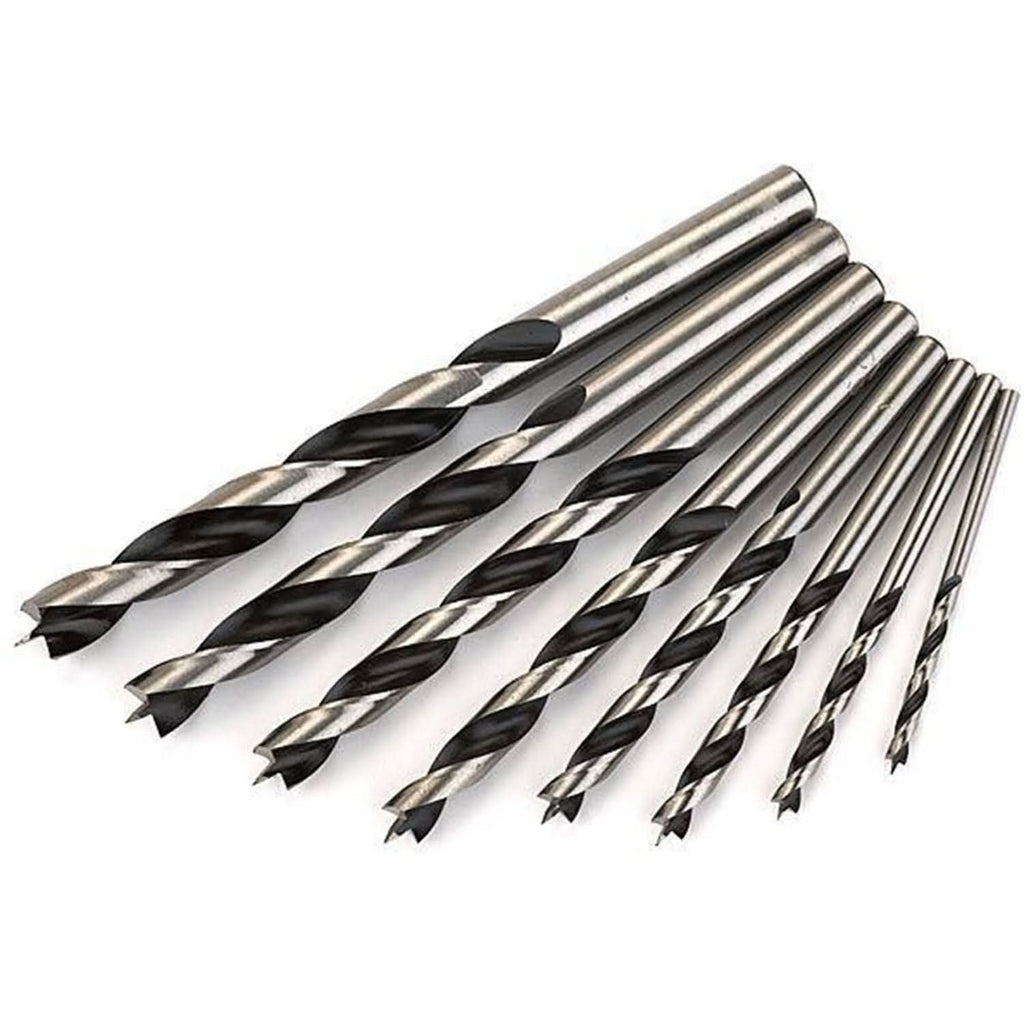 Fisch FSF-328094 Metric Brad Point Drill 8-Pc Set w/ Plastic Case