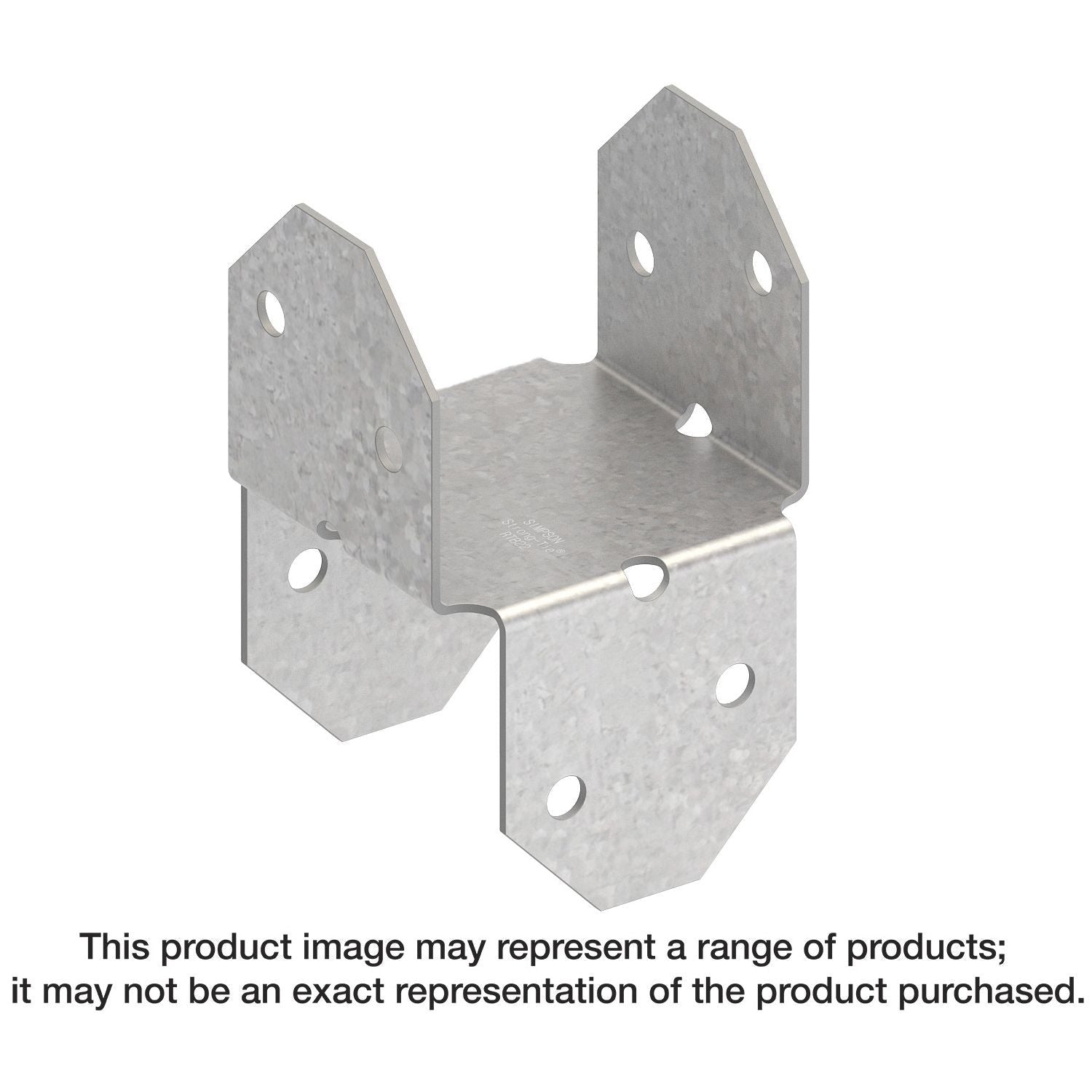Simpson Strong-Tie RTB22 RTB 20-Gauge Galvanized Rigid Tie Bracket for 2x Post, 2x Joist