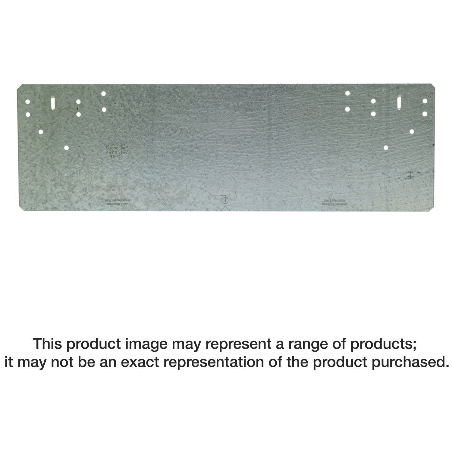 Simpson Strong-Tie PSPN516Z PSPNZ 5-in. x 16-5/16-in. ZMAX Galvanized Protecting Shield Plate Nail Stopper
