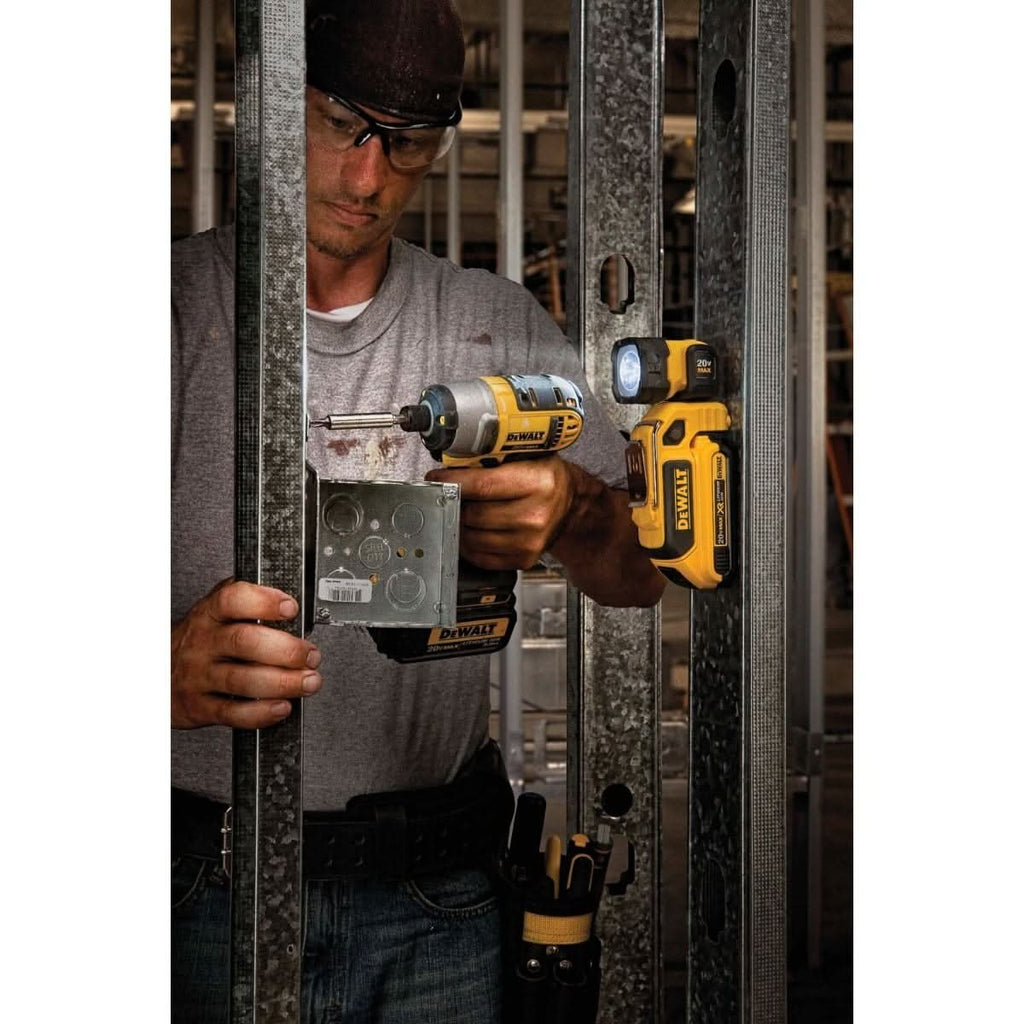 Dewalt DCL044 20V MAX 160 Lumen LED Handheld Worklight with 20V MAX 5.0Ah Battery 2-Pk