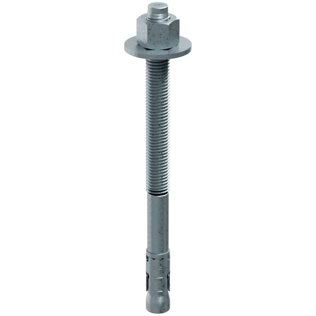 Simpson Strong-Tie STB2-75100MGF8 Strong-Bolt 2, 3/4-in. x 10-in. Mechanically Galvanized Wedge Anchor, Fully Assembled, 8-Pack
