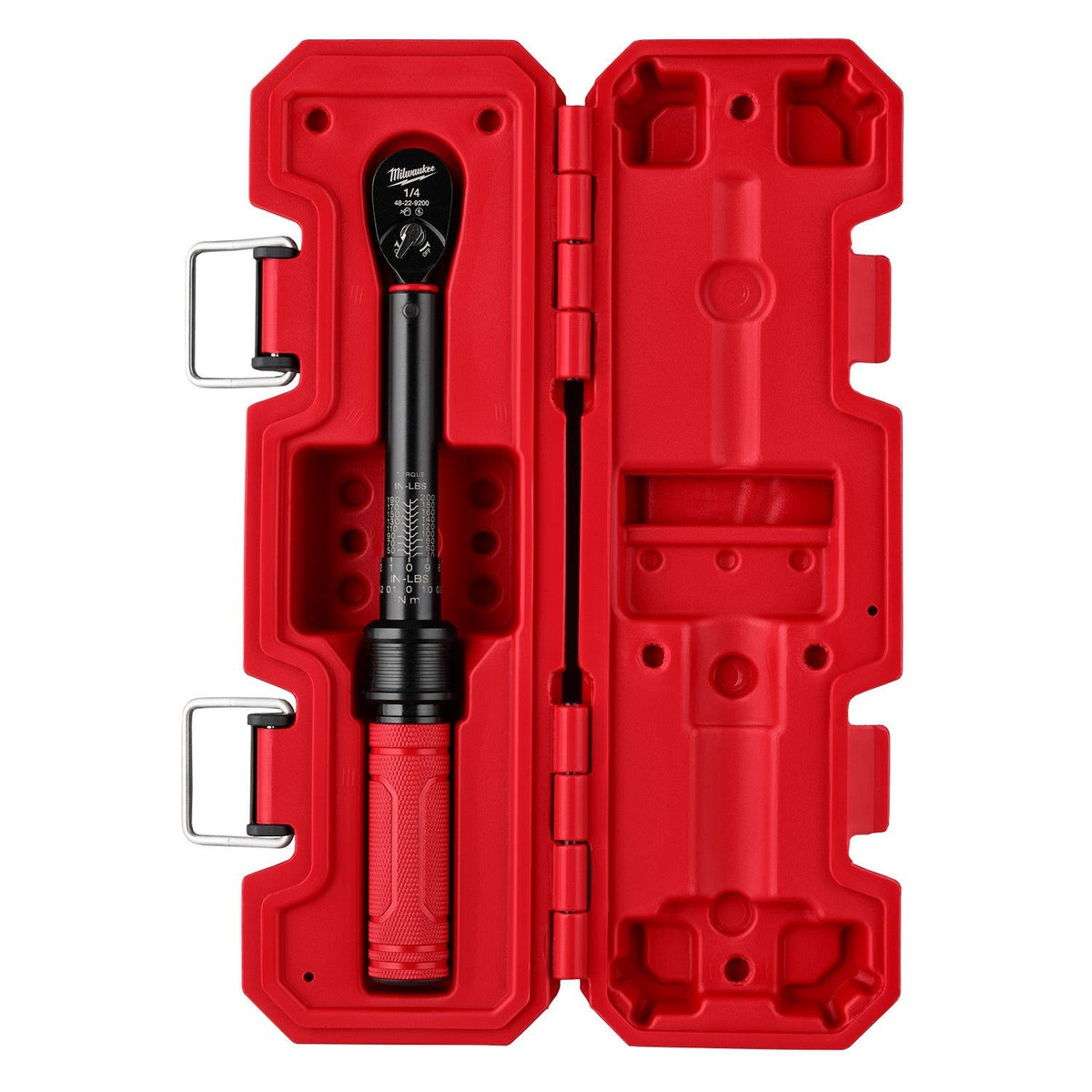 Milwaukee 48-22-9200 1/4-in. Drive Click Torque Wrench, 40-200 in·lb