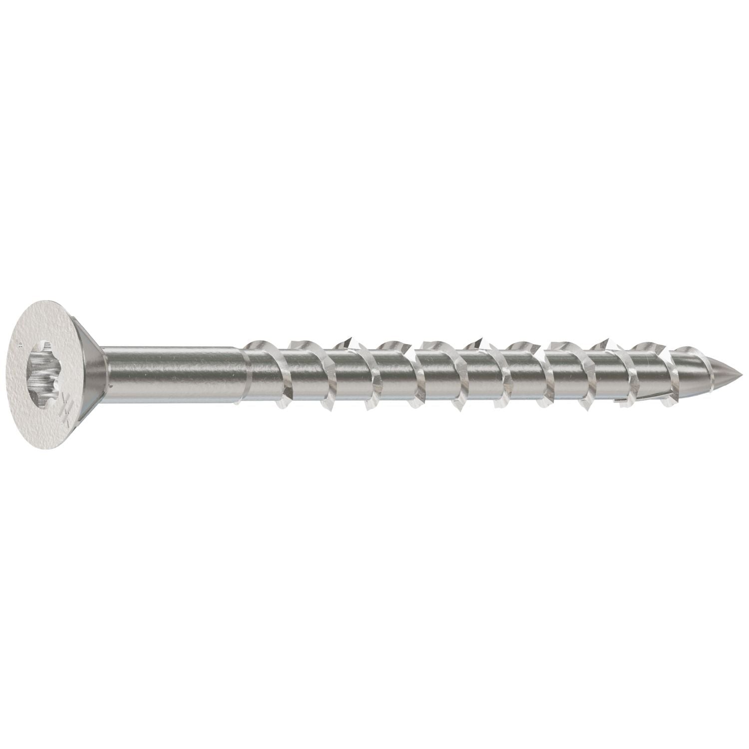 Simpson Strong-Tie T08200DWP Deck-Drive DWP WOOD SS Screw, #8 x 2-in. T-20, Flat Head, Type 316, 85-Pack