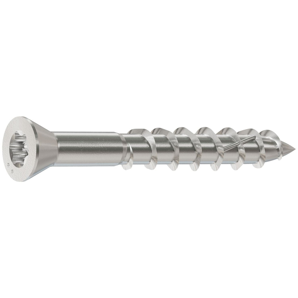Simpson Strong-Tie T07125WP1 Deck-Drive DWP WOOD SS Screw, #7 x 1-1/4-in. T15, Trim Head, Type 316, 1-lb.