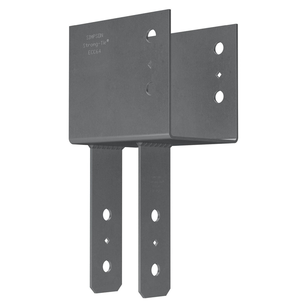 Simpson Strong-Tie ECC64 ECC End Column Cap 6x Beam, 4x Post