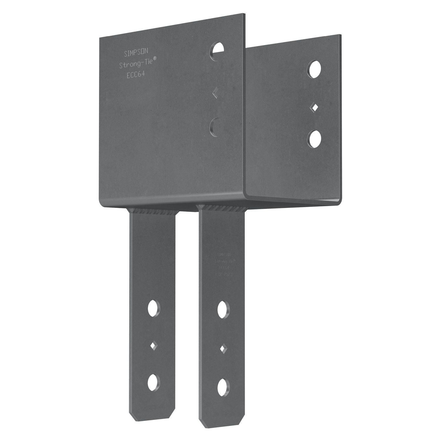 Simpson Strong-Tie ECC64 ECC End Column Cap 6x Beam, 4x Post